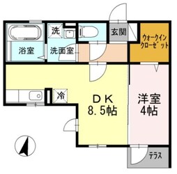 ベロコートの物件間取画像